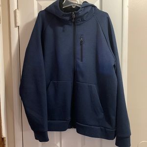 Navy blue 32 Heat hoodie with fluffy inside
